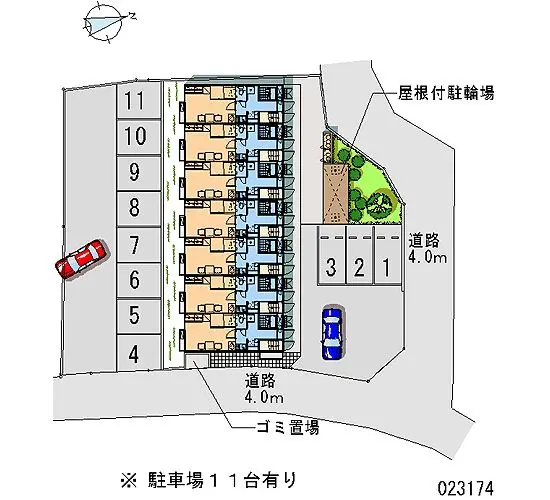 ★手数料０円★取手市井野台１丁目　月極駐車場（LP）